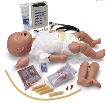 Maniquí de Prácticas para Medidas de Reanimación con Simulador ECG/3B Scientific 1005759 [W44608]