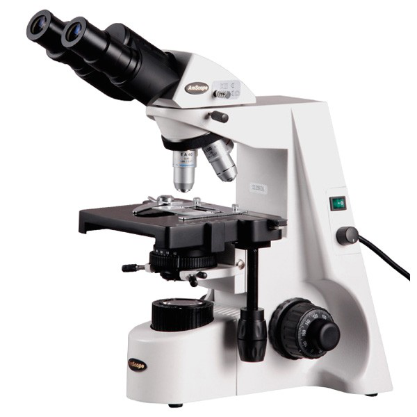 Microscopio binocular compuesto profesional 40X-2000X Infinity Kohler Amscope B690B