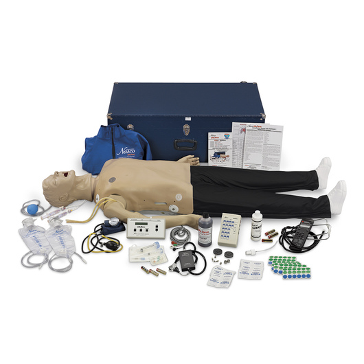 Maniquí de lujo crisis con auscultación y manejo avanzado de las vías respiratorias  Life / form adulto  Nasco LF03984U