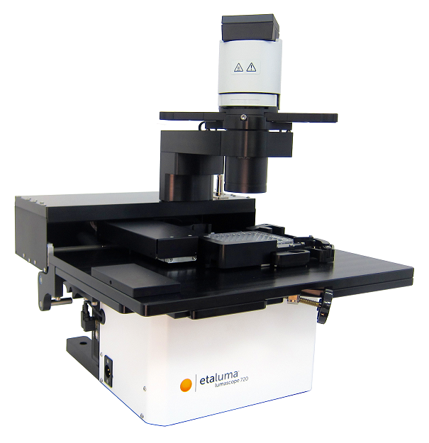  Microscopio Invertido de Fluorescencia Azul, Verde y Rojo Modelo LS720 con sistema de automatización y opcional contraste de fases y campo claro, objetivos se venden por separado. 