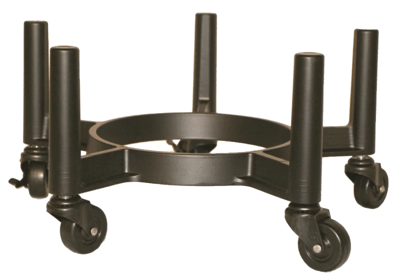 Base de rodillos para unidades de 20 litros - 14,5&quot; de diámetro de contenedor de Almacenamiento Criogénico