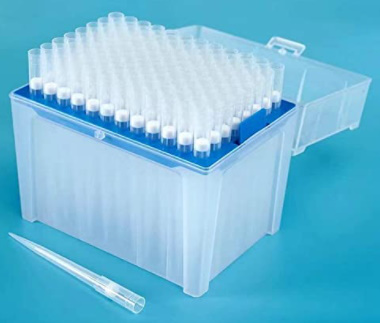 Puntas de pipeta de filtrado de 1000 µL – Puntas universales de pipetas – Racked, RNase/DNasa y seguro de pirógeno, transparente, 100 puntas/rack Pk x 10 estantes (1000 puntas)