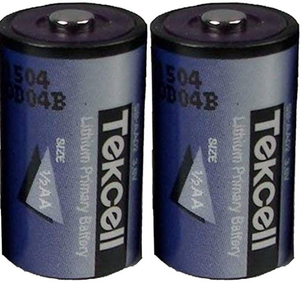 Baterías de 3.6V Data logger (pack X 2 und) de Litio 1/2AA TEKCELL SB-AA02 14250