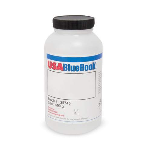Acido bórico de calidad ACS x 500 g marca USABlueBook código 29488