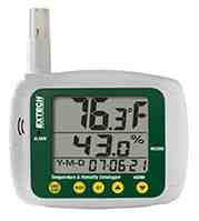 Registrador de datos de temperatura y humedad con certificado de calibración trazable al NIST Extech 42280A-NIST