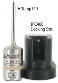Estación de descarga con USB y software para Sensor de temperatura HiTemp 140 Código ACCTIFC400