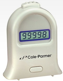 Contador Digital Cole-Parmer® Resistente al Agua con Pantalla LCD YV-20610-40