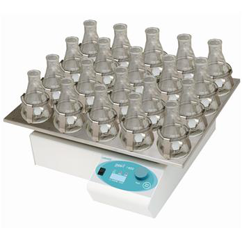 Agitador alta capacidad marca Labnet Orbit™ 1900 Shaker incluye 20 sujetadores para frascos de 50 ml