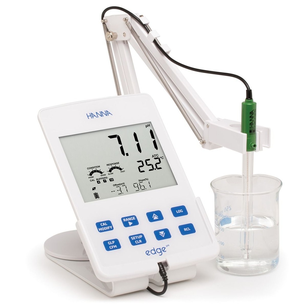 Medidor de pH/ORP dedicado Edge Hanna Instruments HI2002
