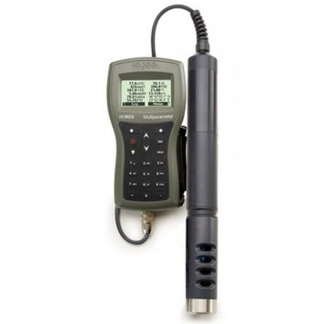 Medidor Multiparametro de calidad de agua con cable de 20 metros GPS