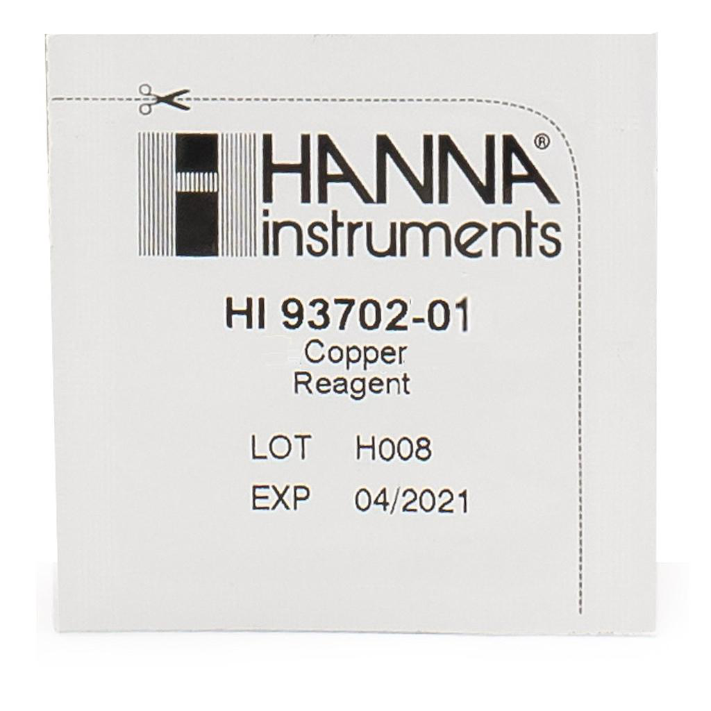 Reactivos de alto rango de cobre (100 pruebas) Hanna Instrumens HI93702-01