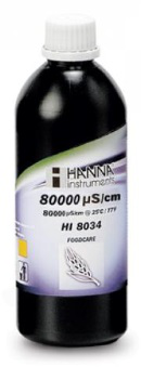 Estándar de Conductividad de 80000 µS/cm en botella FDA (500 ml FDA)/ Hanna HI8034L