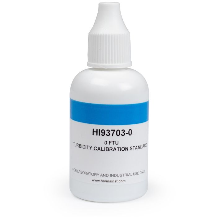 Estándar de calibración de turbidez de 0 FTU, marca Hanna codigo HI93703-0