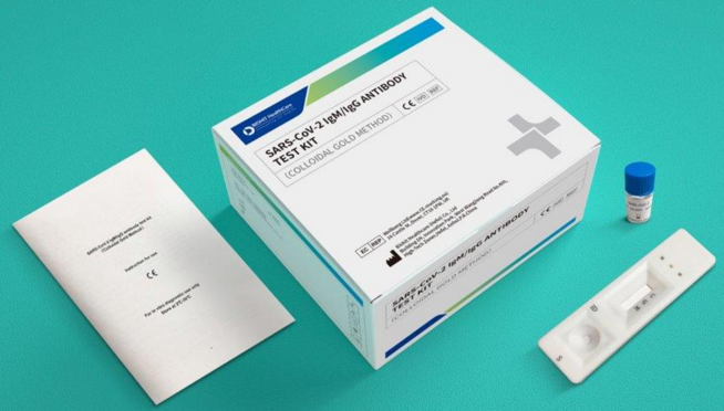 Kit Test rápido de COVID-19 IgM/IgG (paquete de 25 test) certificación CE y EUA-FDA Biohit