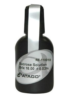 Solución de sacarosa (para confirmación de Brix) 10% (±0.03%), marca Atago, cod. RE-110010