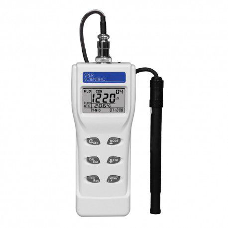 Multiparametro,conductividad, salinidad, solidos disueltos y temperatura portátil