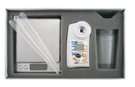 Refractometro de Bolsillo Brix-Acidez (Cítricos) Kit Marca Atago Modelo PAL-BX | ACID 1 Master Kit