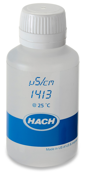 Solución estándar de conductividad, 1413 µS/cm, KCl, 125 mL, Hach LZW9711.99