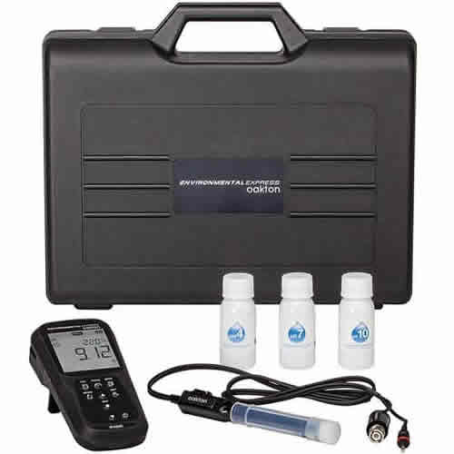 Kit de medidor portátil de temperatura, ORP y pH a prueba de agua PH250 Oakton WD-35660-10