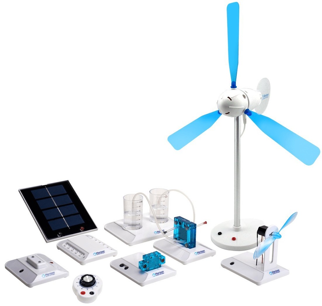 Kit de ciencia de energías renovables marca Horizon, modelo  FCJJ-37