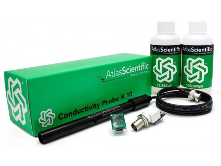 Kit de conductividad  K10 con  aislador de voltaje en línea EZO ™marca Atlas Scientific codigo EC-KIT-10
