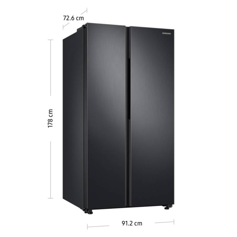 Refrigeradora Side by side 638 LT Black Edition Samsung