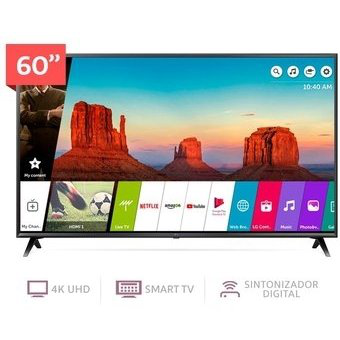 Tv Smart UHD 4K 60" LG 60UK6200PSA