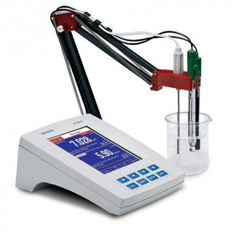 Medidor de mesa multiparámetros pH,ISE,ORP, Resistividad, Salinidad y Temperatura HI 4222