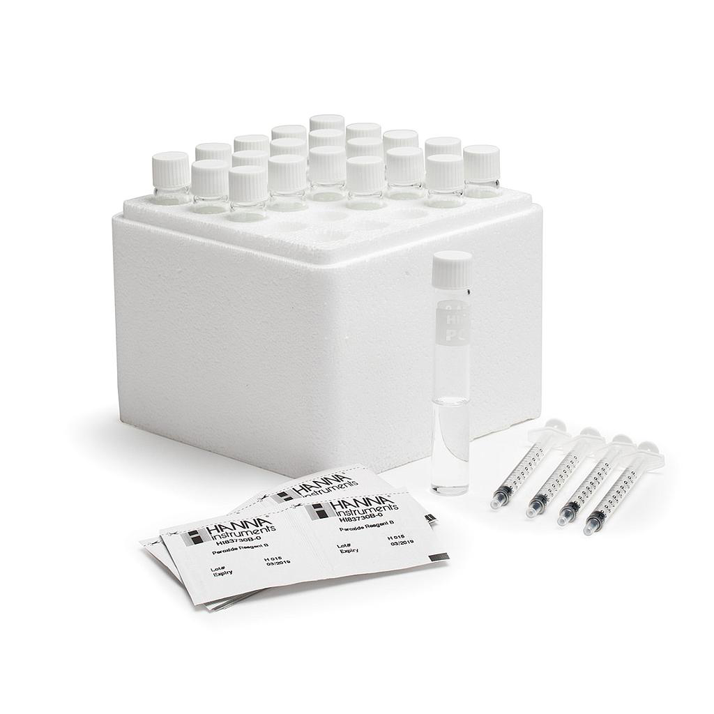 Kit de reactivos de valor de peróxido en aceites (21 pruebas) Hanna Instruments HI83730-20