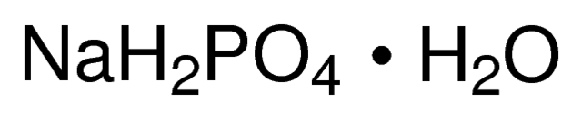 Fosfato de sodio monobásico monohidratado de 250 gr BioXtra, para biología molecular, ≥99.5% (T) Sigma Aldrich 71507-250G