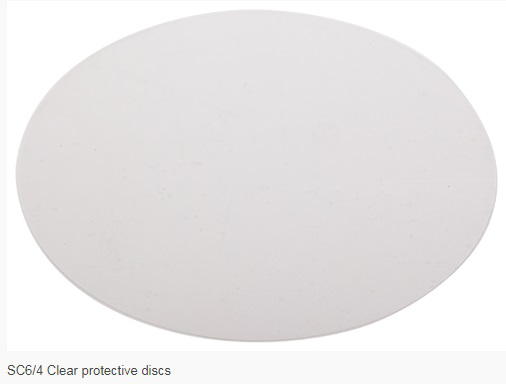 Discos Protectores Transparentes (paquete de 5) Modelo SC6 / 4