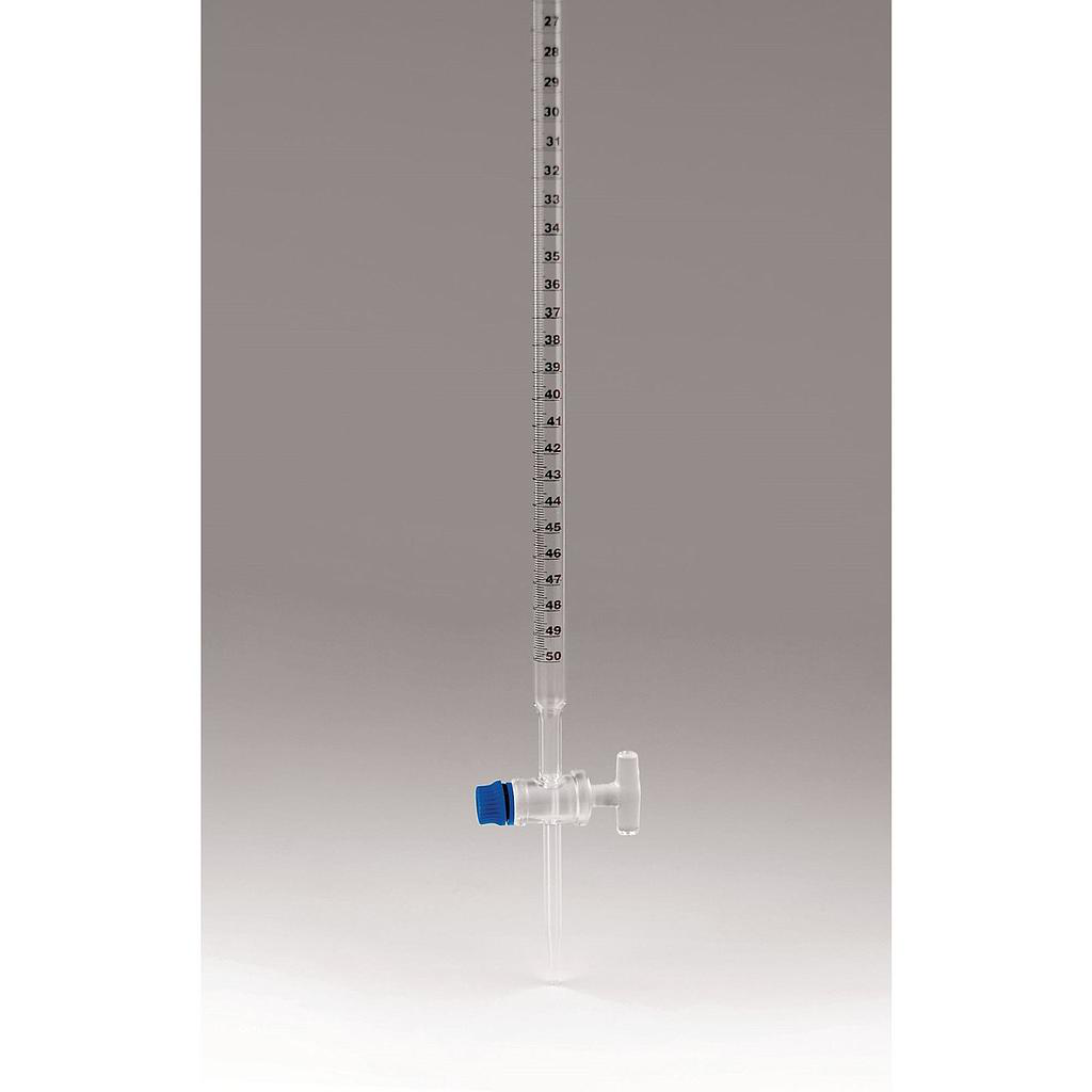 BURETA DE VIDRIO LLAVE DE TEFLON X 25 ML - ISOLAB ALEMAN