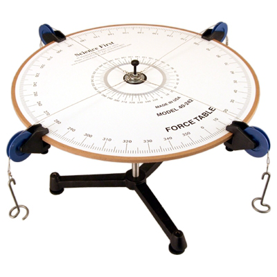 Science First 611-0255 Mesa de fuerzas Deluxe  con 10 hojas