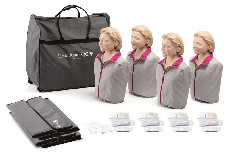 Pack de 04 Maniquies de RCP Adulto Little Anne QCPR/Laerdal 124-01050