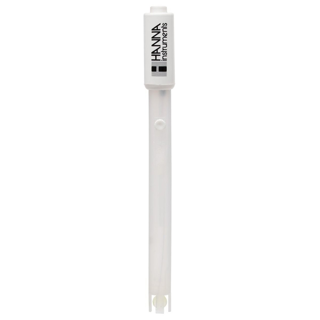 Cuerpo de PVDF Electrodo de pH para el cuidado de alimentos con conector BNC para productos lácteos Hanna Instruments FC100B