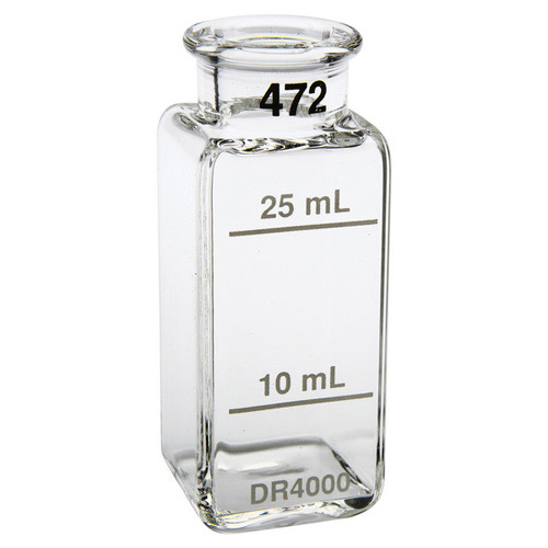 Celdas de muestra: vidrio cuadrado de 1 "de 10 ml y 25 ml Hach 2665902