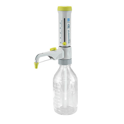 DISPENSADOR PARA BOTELLA ORGANICO Dispensette® DE 5 – 50 mL ANALOGICO con válvula de recirculación / BRANDTECH / 4630161