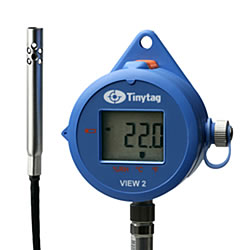Sensores de sonda externos Temperatura -25 a + 85 ° C (-13 ° F a + 185 ° F) | Humedad 0 a 100% / TinyTag / TV-4505
