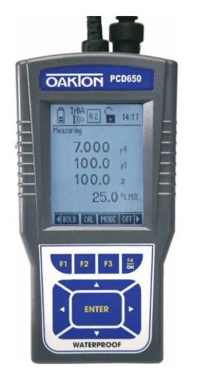 MEDIDOR MULTIPARAMÉTRICO IMPERMEABLE SOLAMENTE PCD 650 OAKTON WD-35434-02