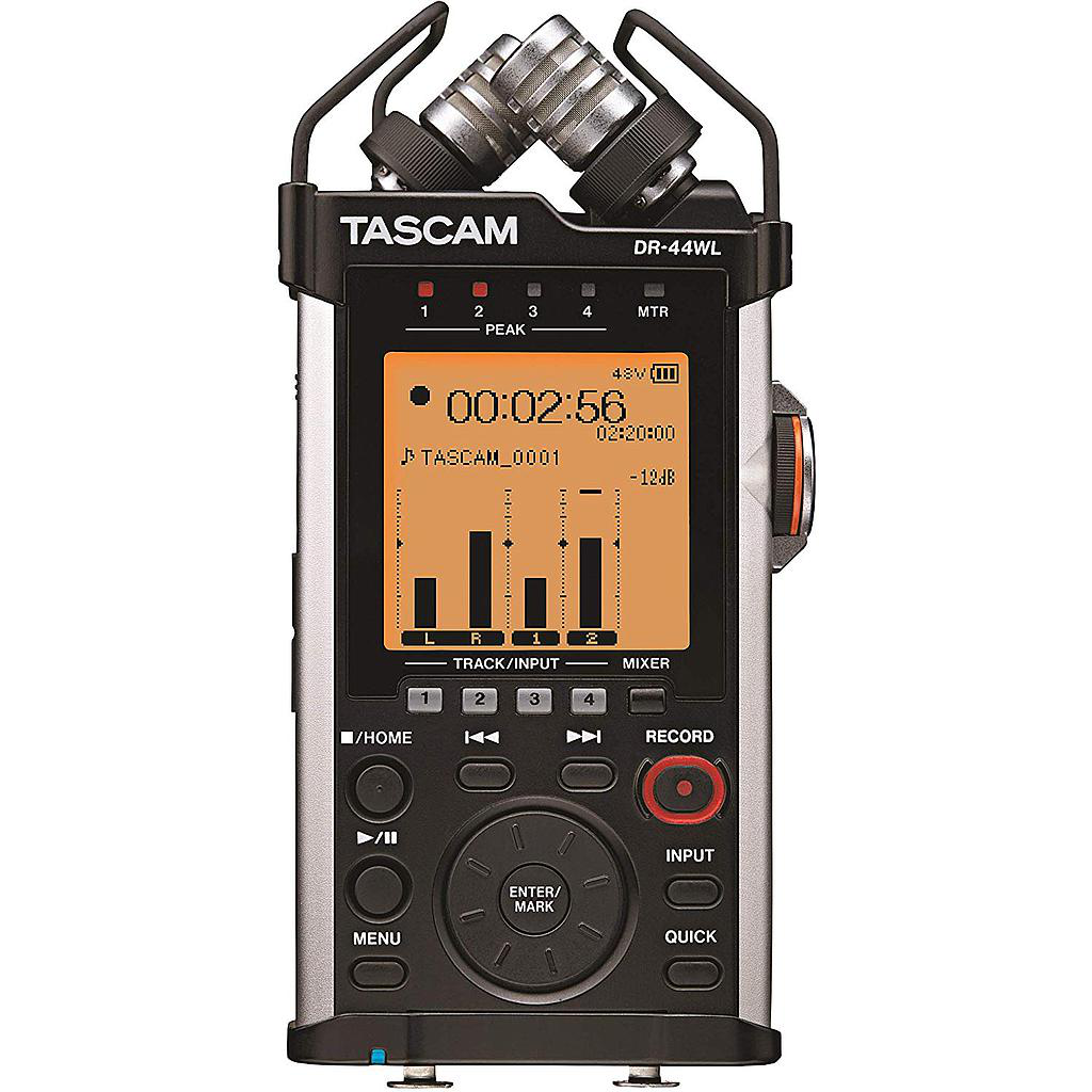 Grabadora de audio portátil de mano con WiFi Tascam DR-44WL