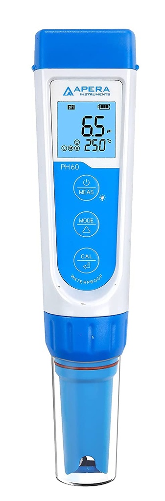 Kit de prueba de pH de bolsillo a prueba de agua, ± 0.01 Apera Instruments AI311 Premium Series PH60
