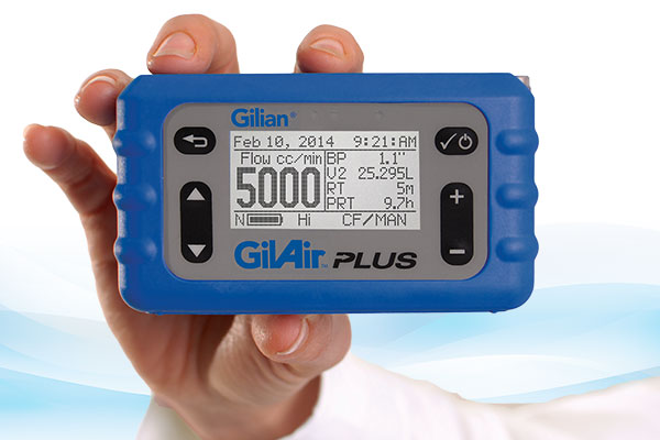 Bomba de muestreo de aire Gilian GilAir Plus, registro de datos 910-0902-US-R