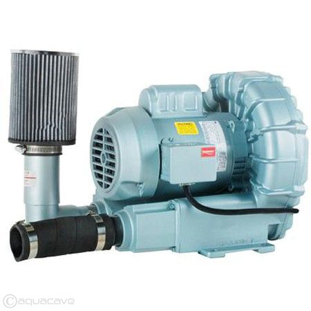 Aireador Regenerativo Blower 1/2HP, 1-FASE Sweetwater S31 con kit de entrada, kit de salida y el cable de alimentacion