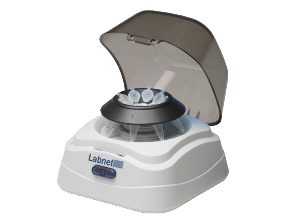 Mini Microcentrífuga, tapa gris, 100-240V 50/60Hz, Labnet International C1601-G