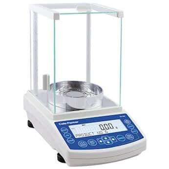 Balanza analítica Cole-Parmer LB-400-160i con LCD, 160 g x 0,1 mg, calibración interna
