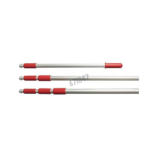 Varilla telescópica de aluminio 175 cm - 600 cm; 4 varillas TeleScoop Bürkle 5355-0600