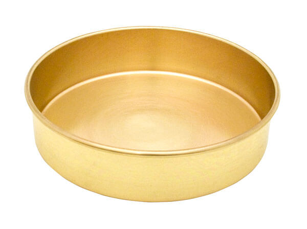 Bandeja receptora de latón para tamices de 8 pulgadas, altura completa — modelo V8BFXPN