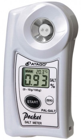 Medidor de sal de bolsillo digital portátil Atago 4250 PAL-SALT