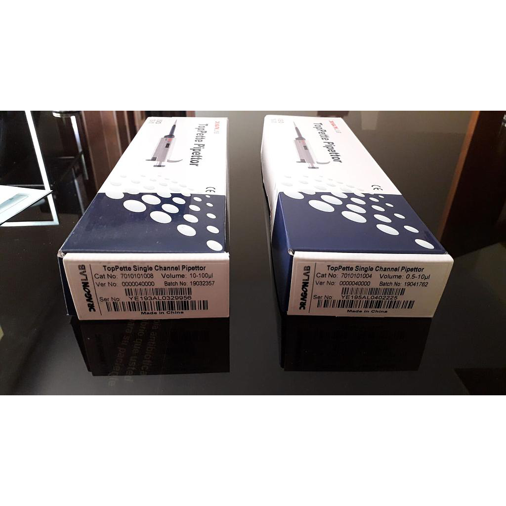 Micropipeta volúmen variable de 20-200ul marca DragonLab