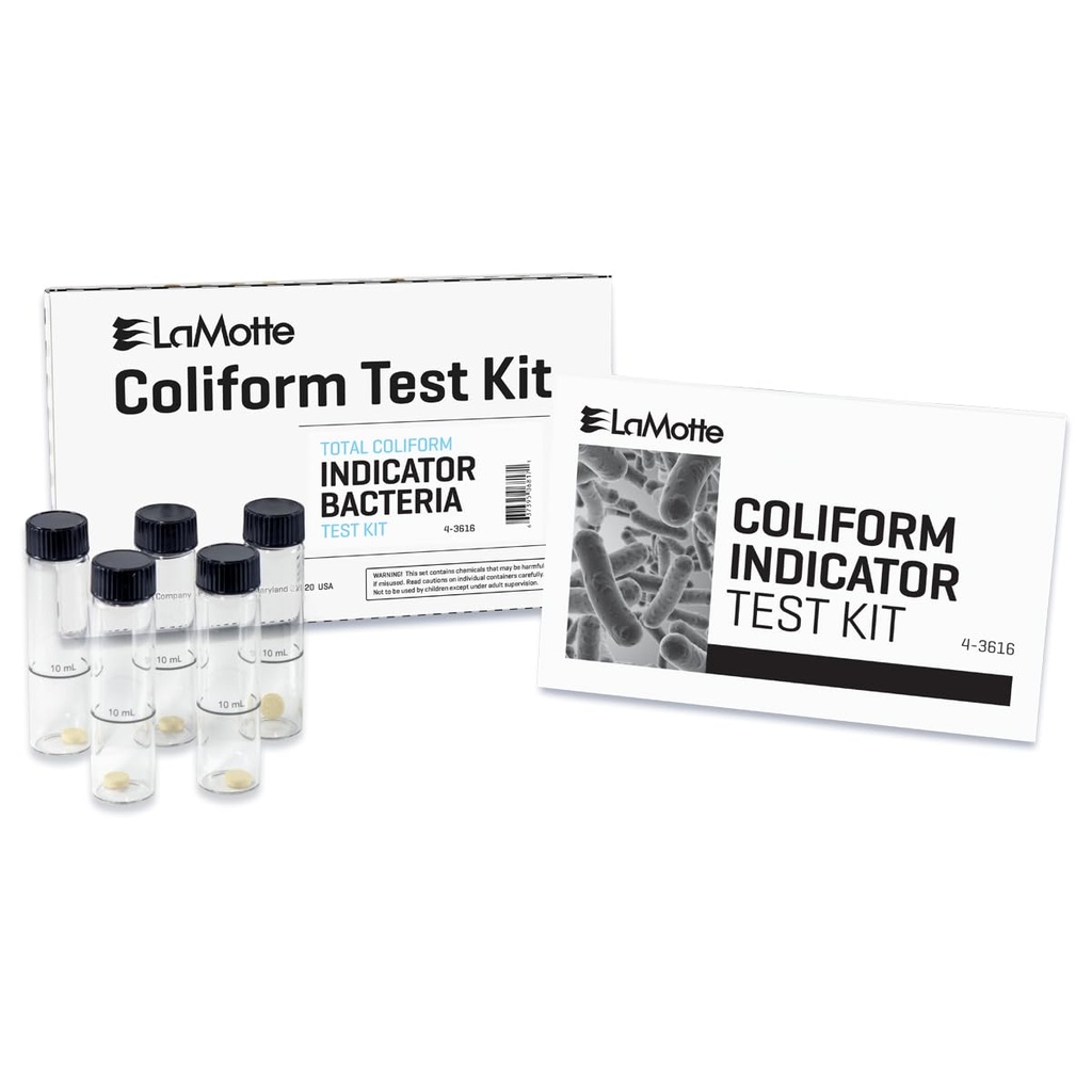 Kit de prueba de coliformes en agua LaMotte 4-3616